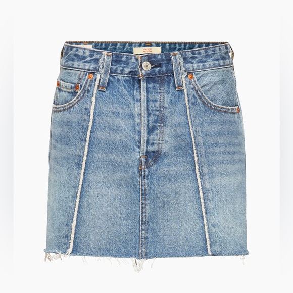 Levi's Dresses & Skirts - Levi’s Aritzia Premium Icon Denim Skirt 26 Ladies